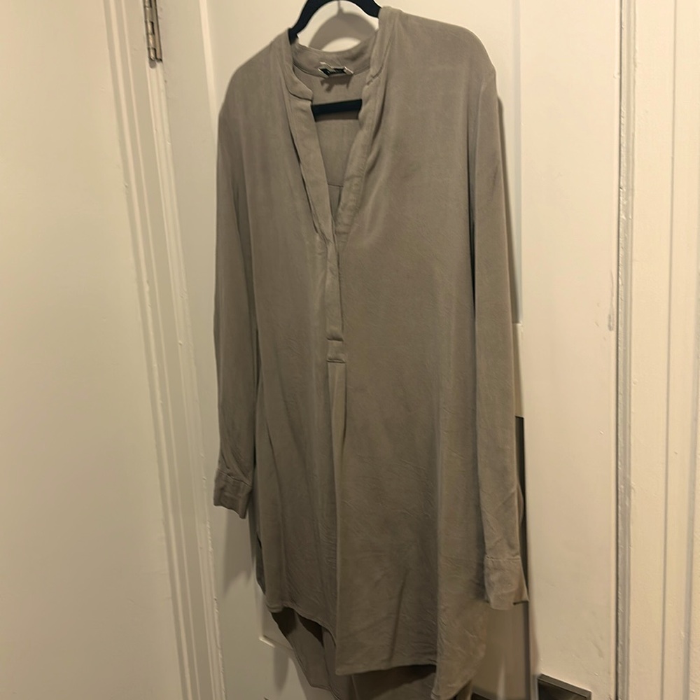 Babaton silk tunic shirt/dress